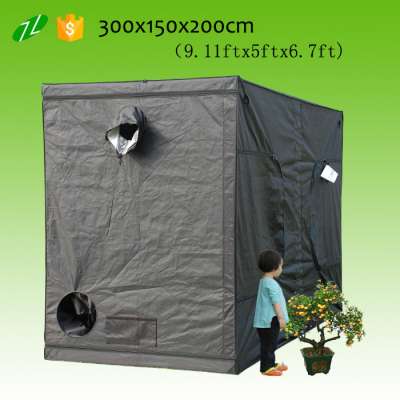 PEVA+oxford mylar material waterproof 60/80/100/120/140/240/300 cm wide grow room grow tent