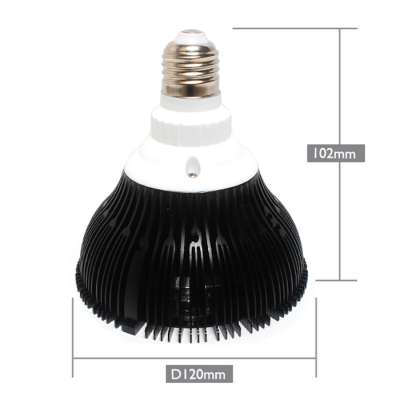 E27 Base LED Bulb Grow Lamp 15W Spotlight LED Plant Light Lamp Hydroponic Grow Light Bulbs Flower Garden Greenhouse LED Bulbs Aq